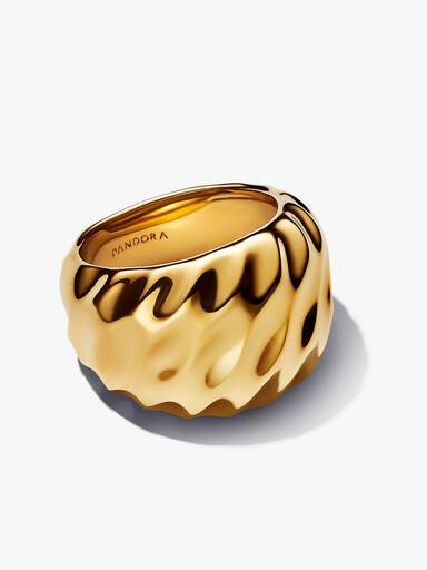 Welliger Statement-Ring