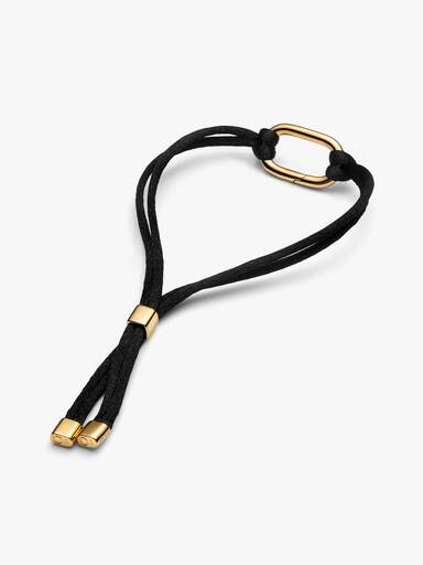 Aufklappbares Glied Kordel Armband