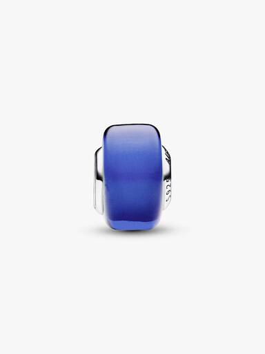 Blaues Murano-Glas Mini-Charm