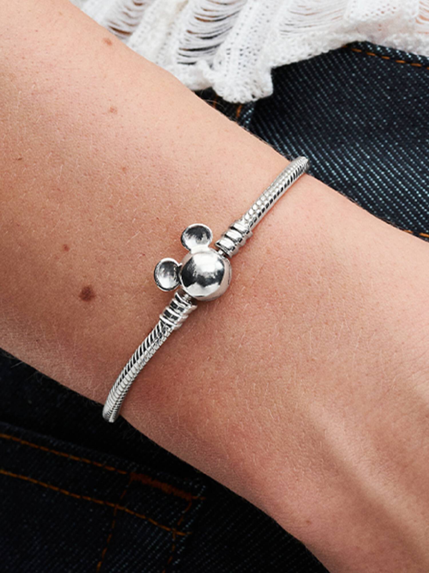 Disney Micky Maus Verschluss Moments Schlangen-Gliederarmband