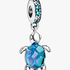 Meeresschildkröte Murano-Glas Charm-Anhänger Meeresschildkröte Murano-Glas Charm-Anhänger