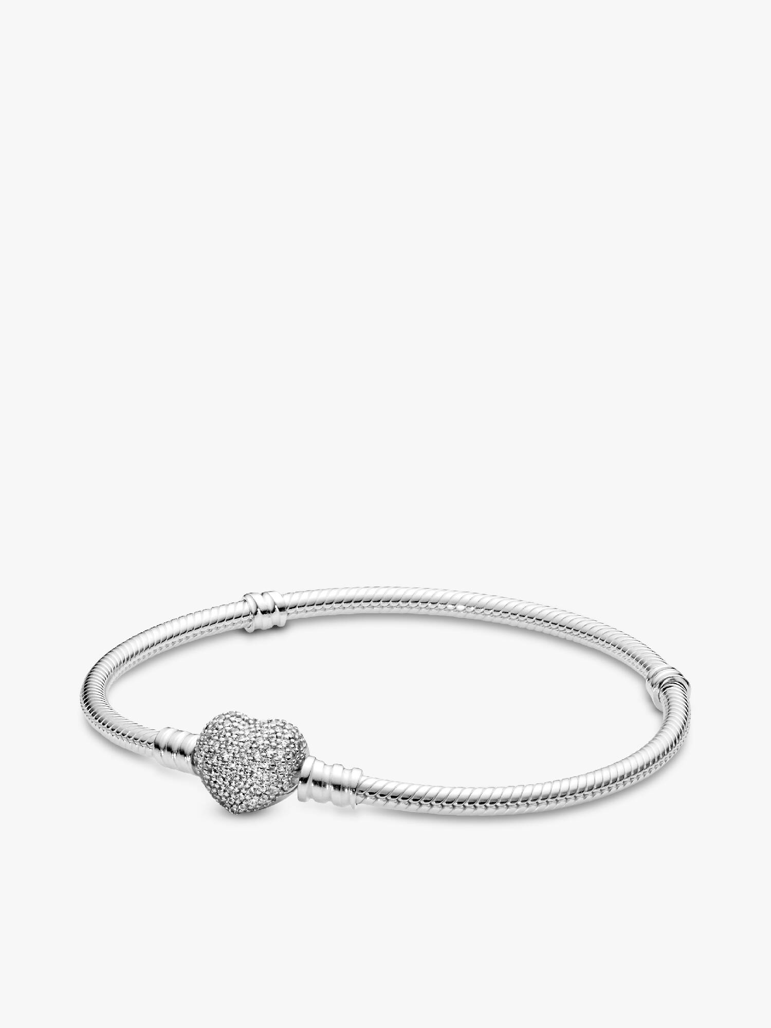Moments Schlangen-Gliederarmband mit Funklendem Herz-Verschluss