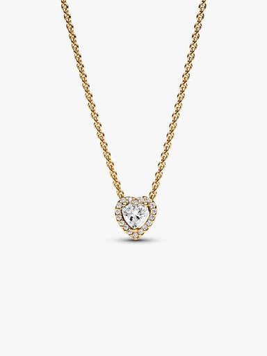 Funkelndes Herz Collier-Halskette