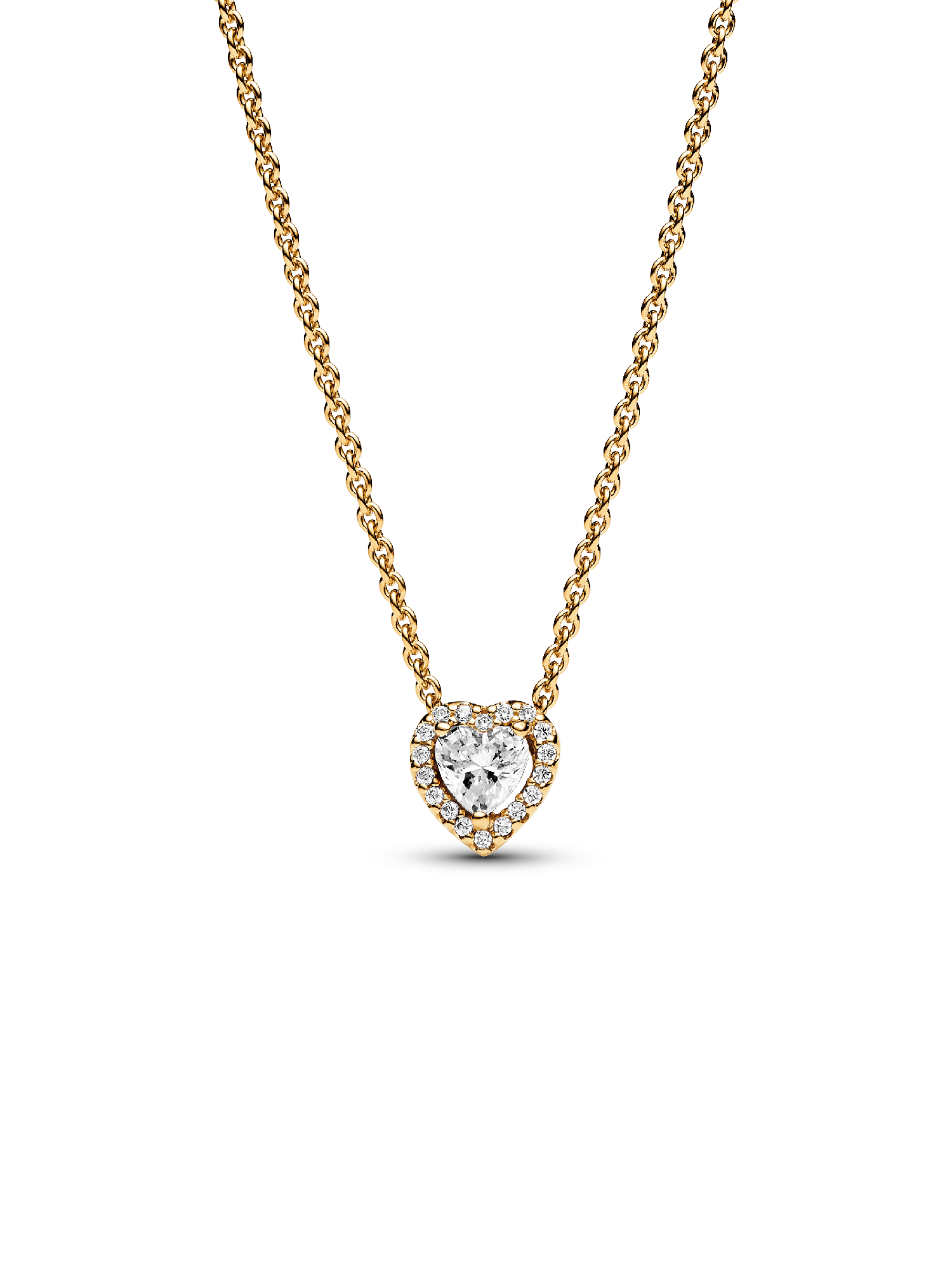 Funkelndes Herz Collier-Halskette