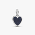 Gravierbares Blaues Herz Charm-Anhänger Gravierbares Blaues Herz Charm-Anhänger