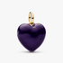 Violettes Rundliches Herz Charm-Anhänger Violettes Rundliches Herz Charm-Anhänger