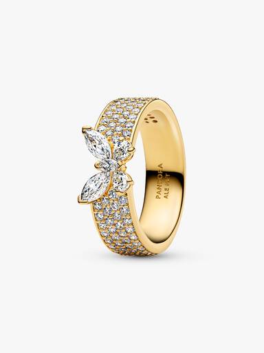 Funkelnder Schmetterling Markanter Ring