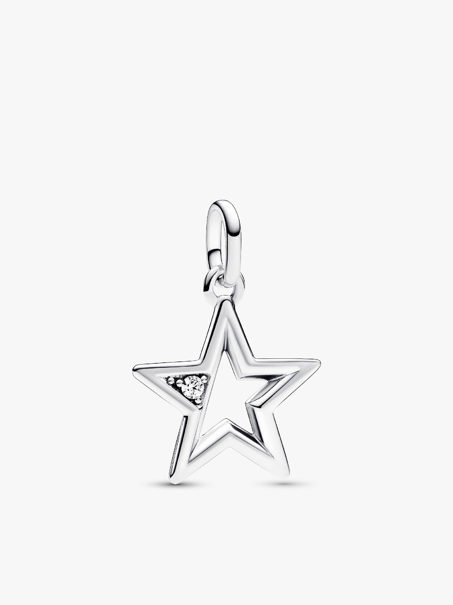 Pandora ME Funkelnder Stern Medaillon-Charm