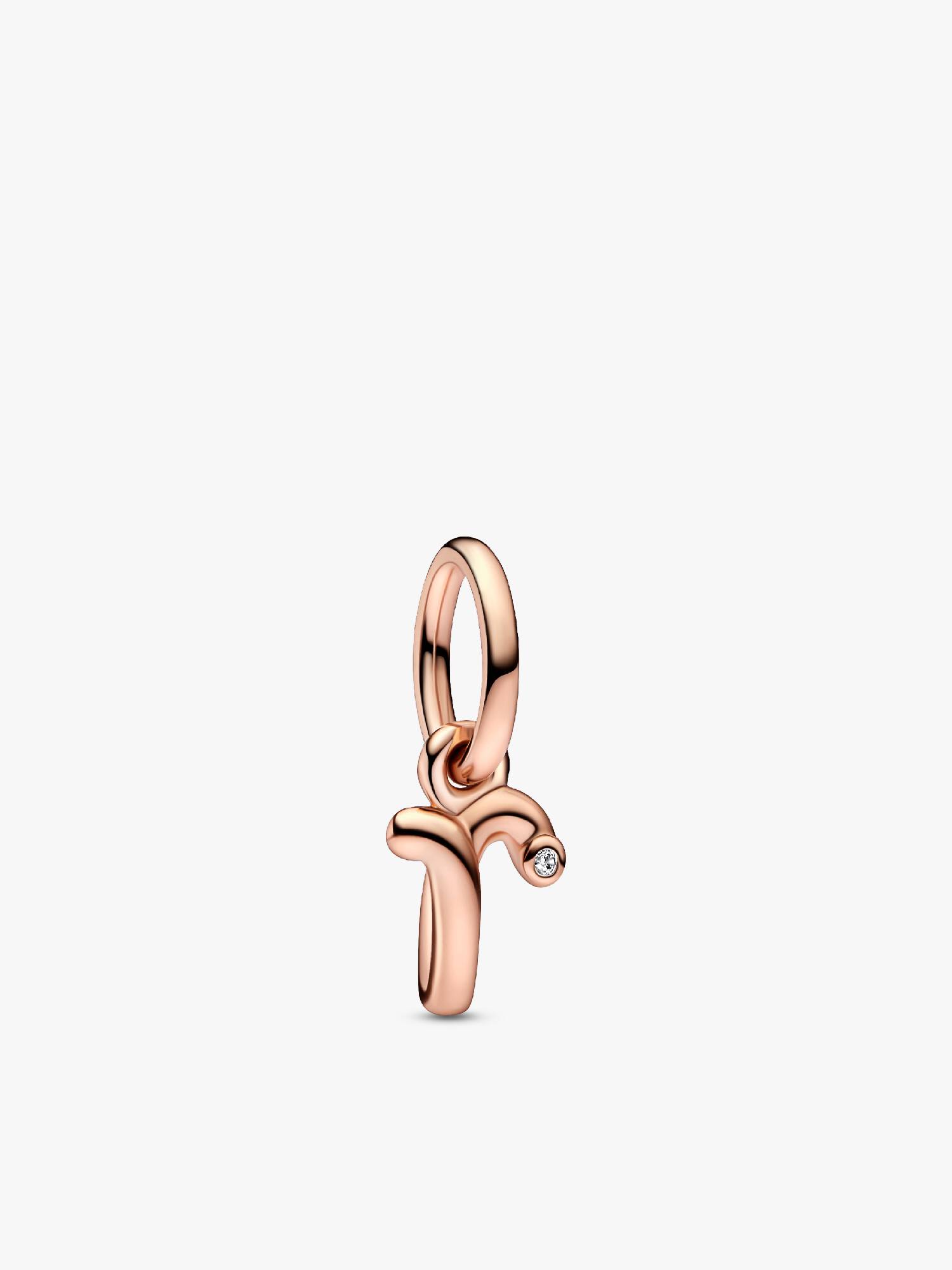 Buchstabe r Handschrift Charm-Anhänger
