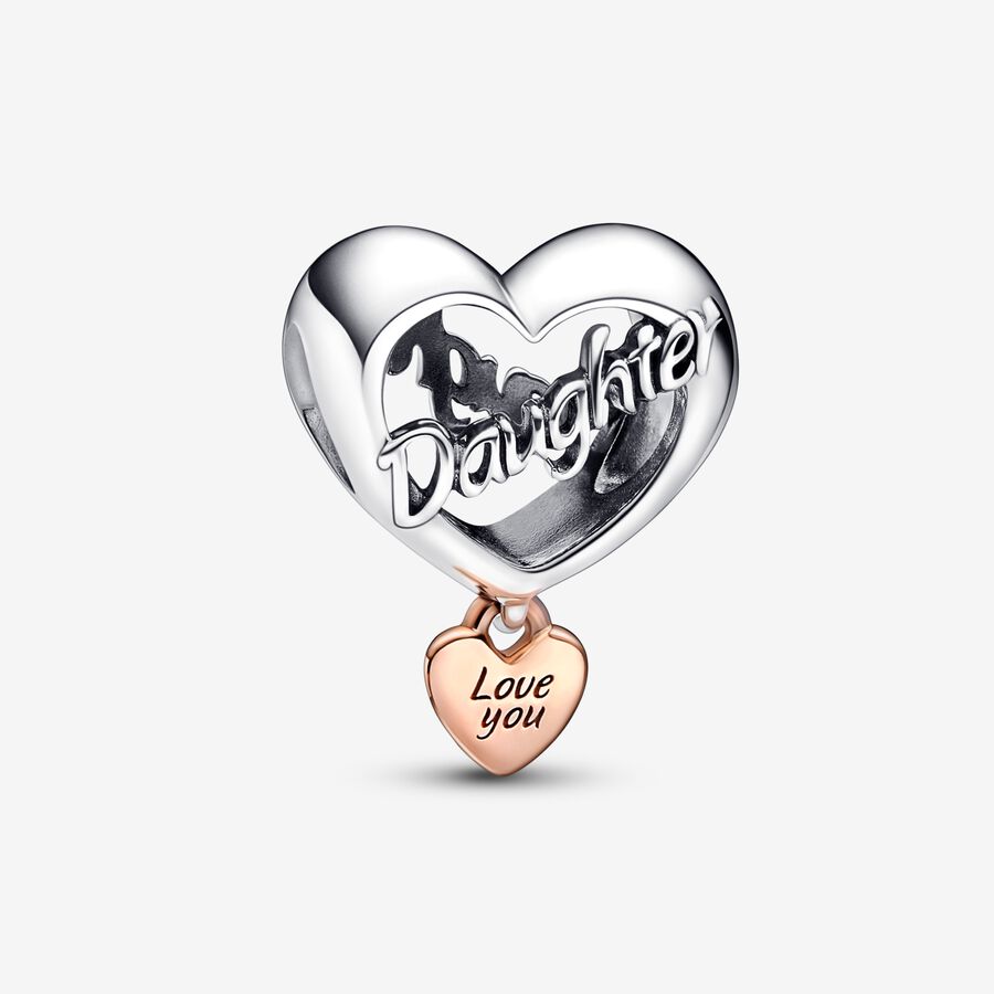 „Love You Daughter“ Herz-Charm image number 0
