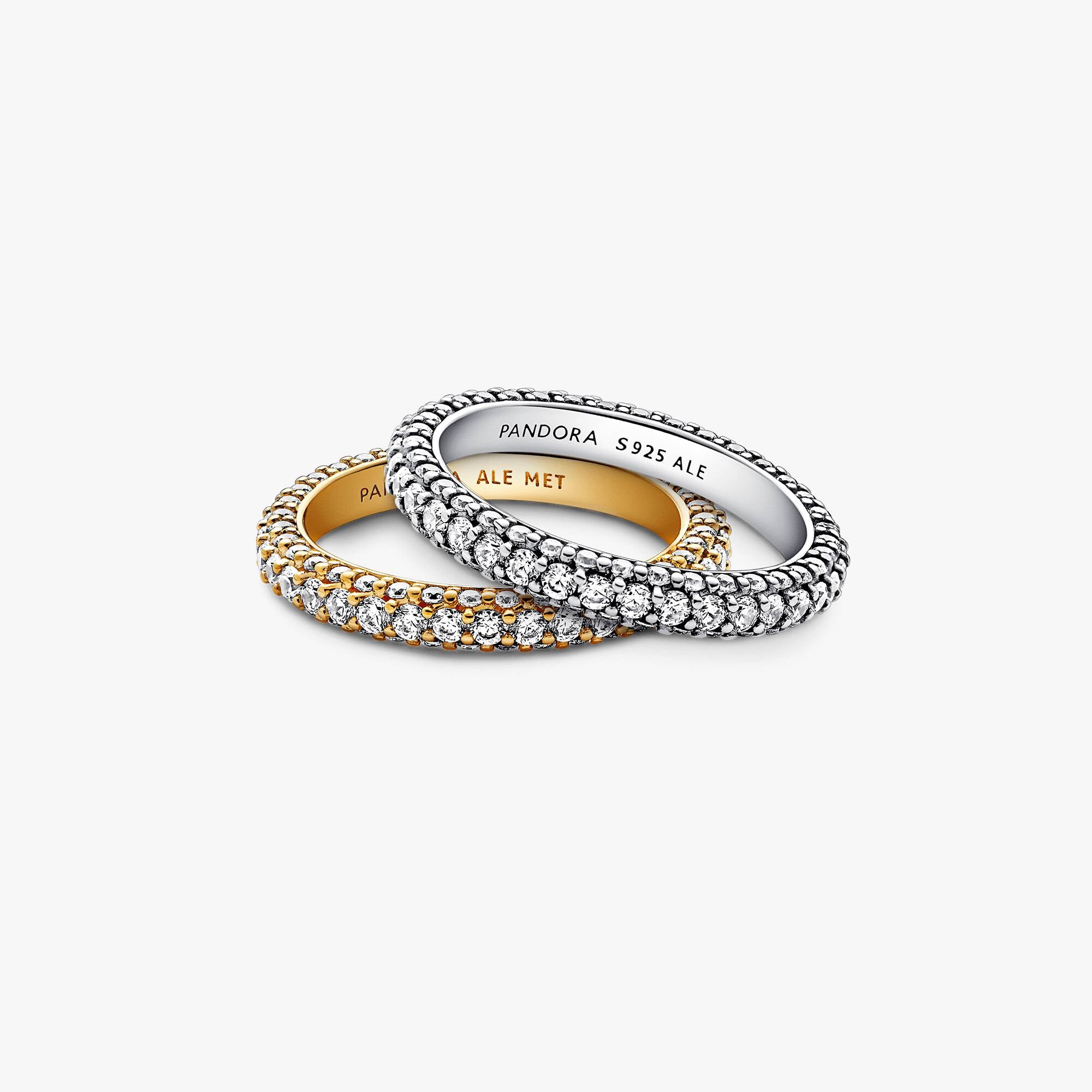 Timeless Pave Ring Set