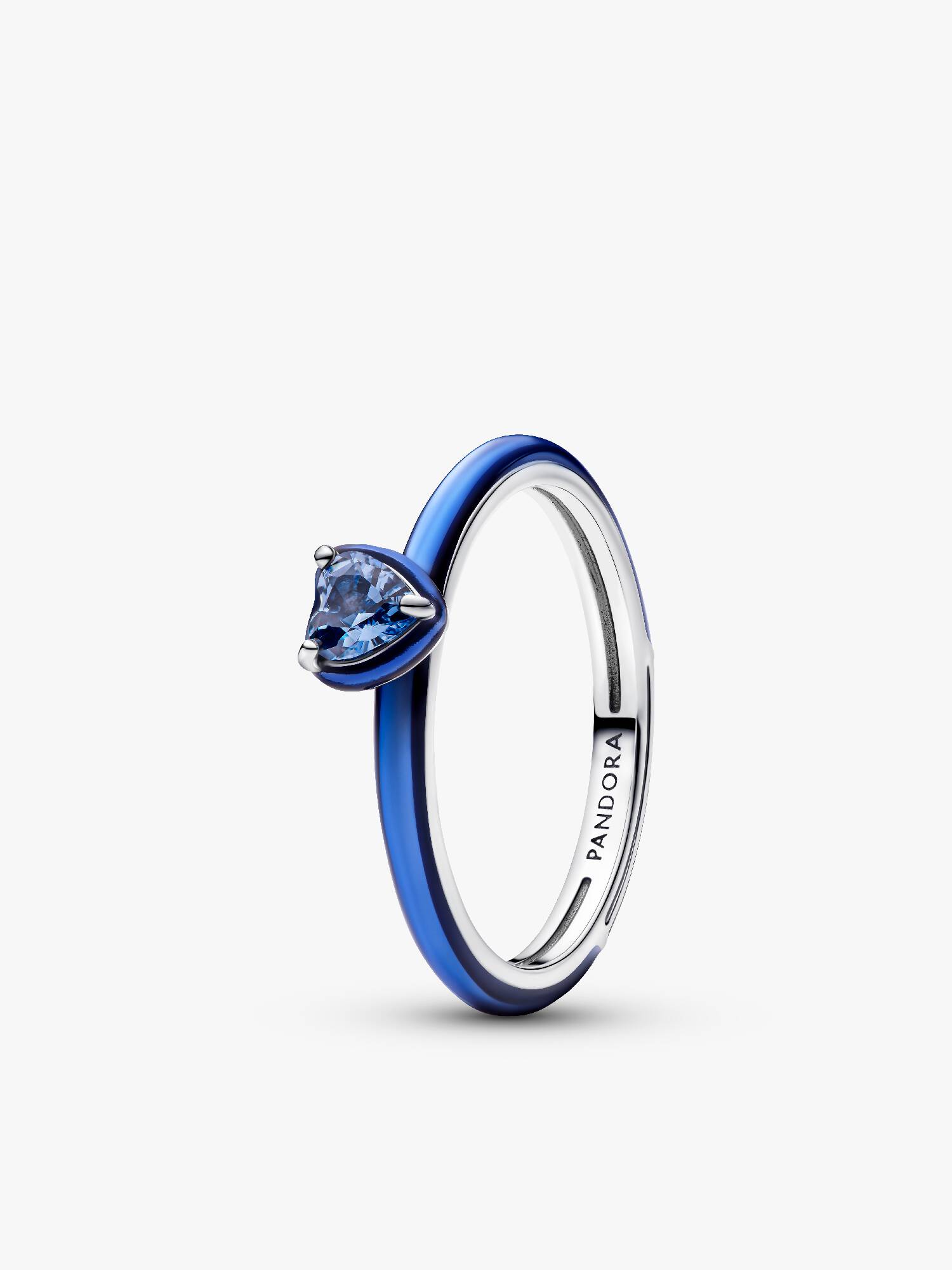 Blaues Chakra Herz Ring