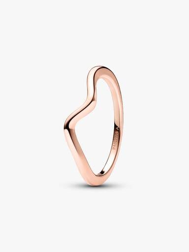 Polierte Welle Ring