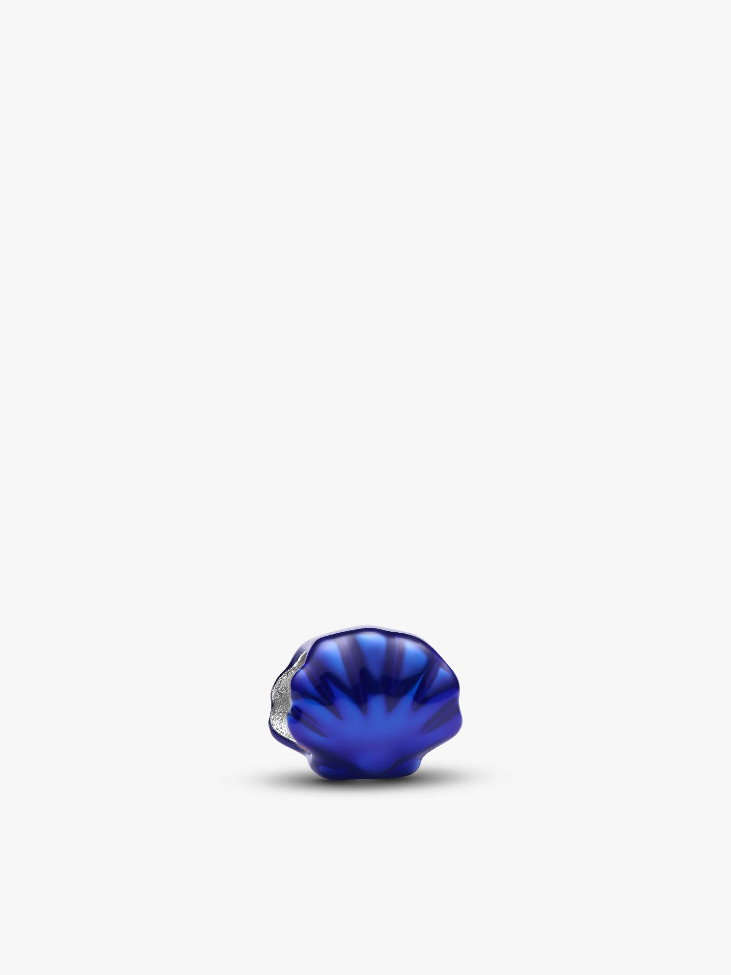 Blaue Muschel Mini-Charm
