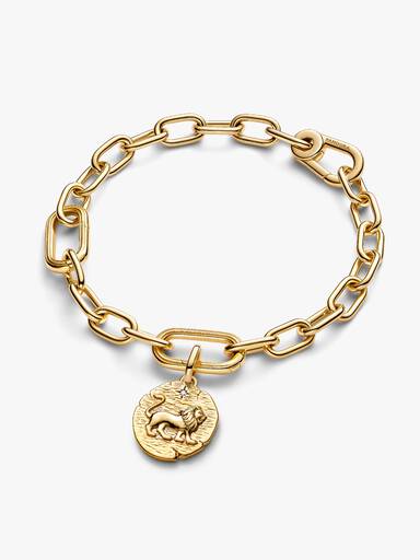Löwe Medaillon-Charm