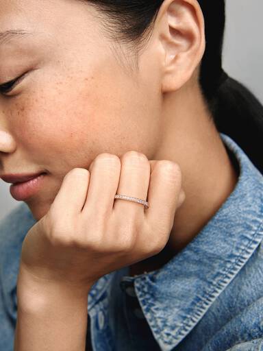 Funkeln und Herzen Ring