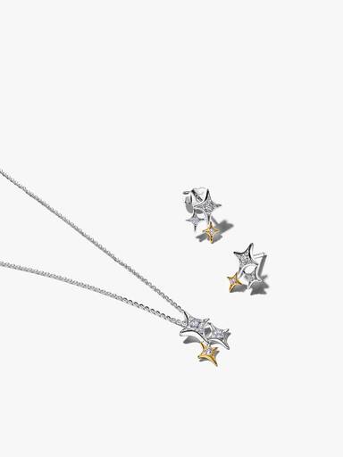 Drei Sterne Schmuckset