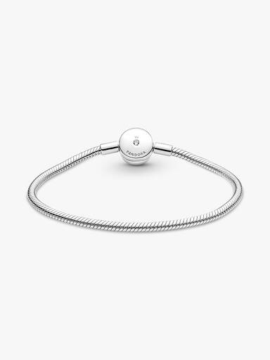 Pandora Moments Strahlenkranz Schlangen-Gliederarmband