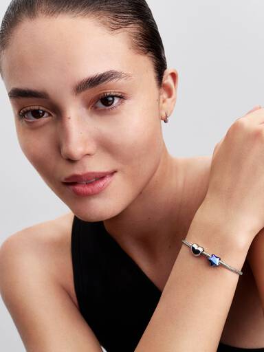 Blauer Stern Charm