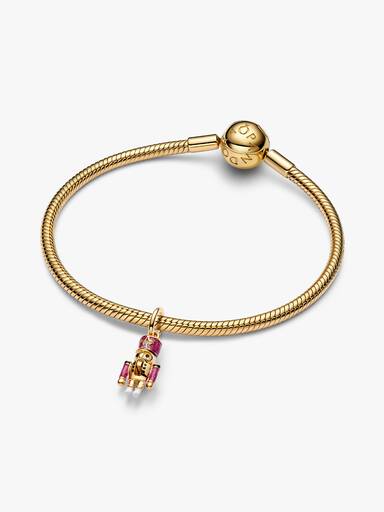 Beweglicher Nussknacker Charm-Anhänger