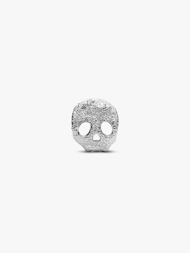 Strukturierter Totenkopf Mini-Charm