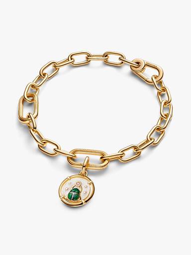 Skarabäus-Käfer Medaillon-Charm