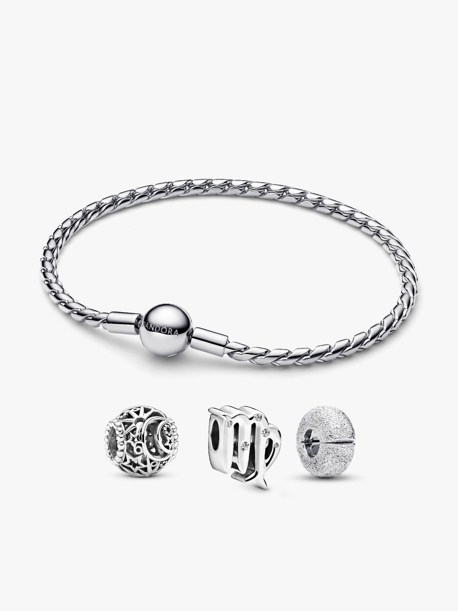 September-Mond-Charm Armband-Set