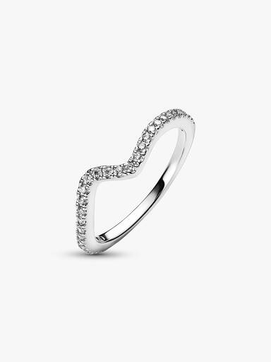 Funkelnde Welle Ring