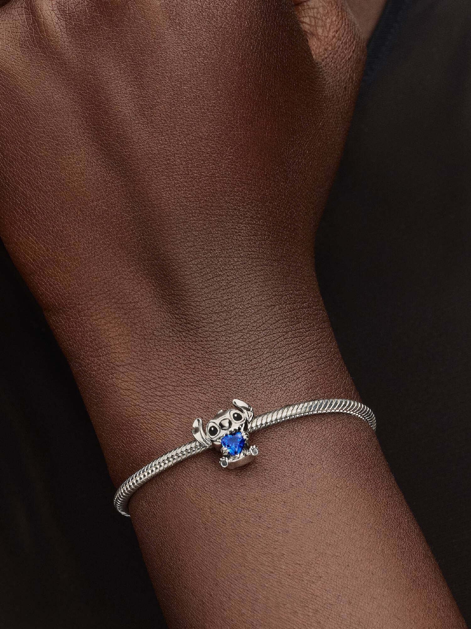 Disney Stitch Blaues Herz Charm