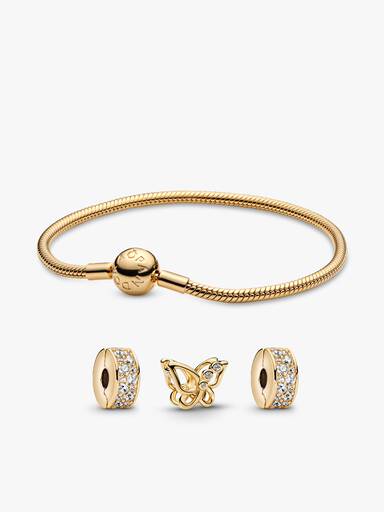Schmuckset Schmetterling und Clip-Armband