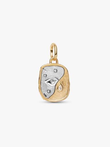 Auge Medaillon-Charm
