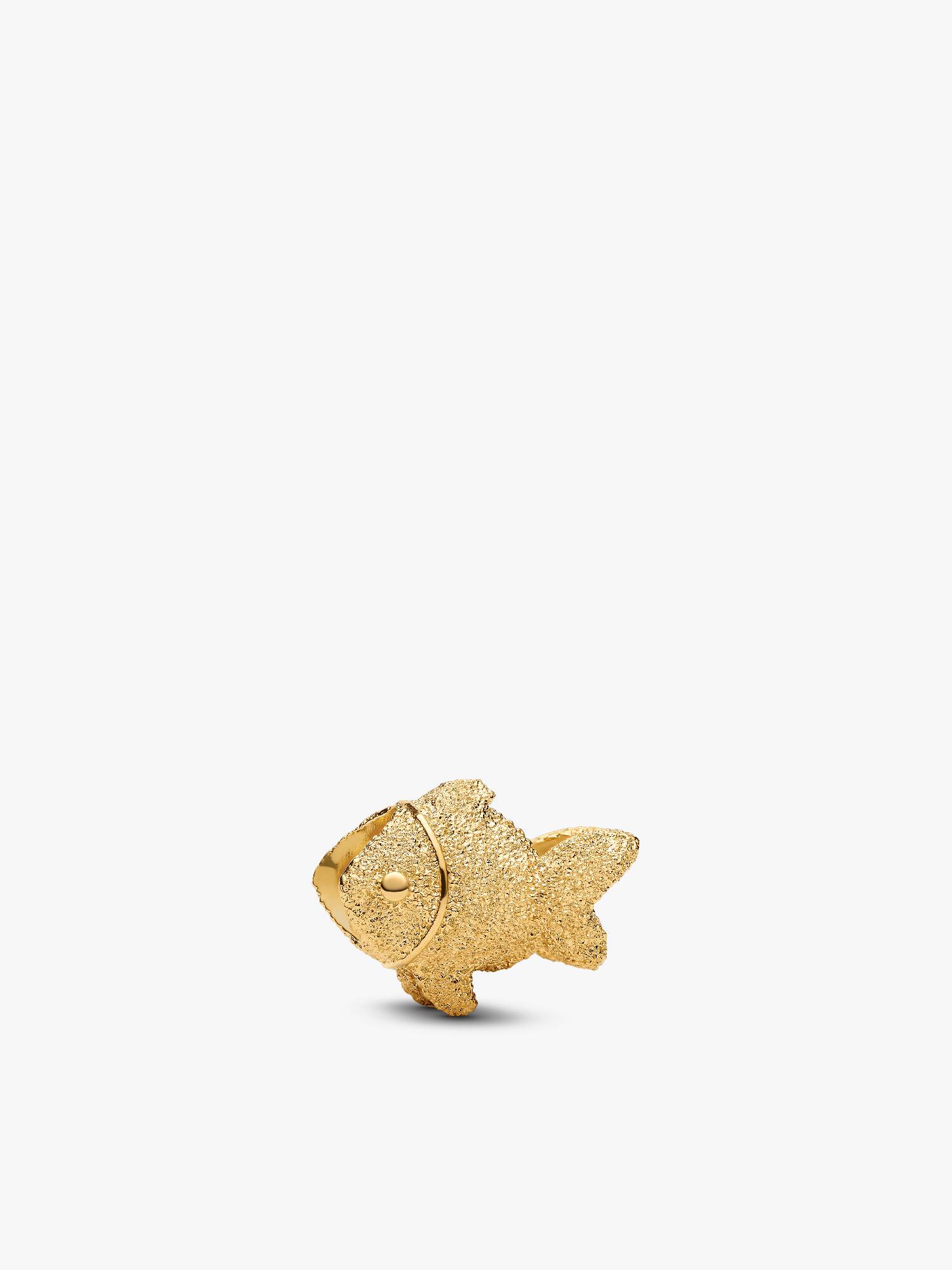 Strukturierter Fisch Mini-Charm