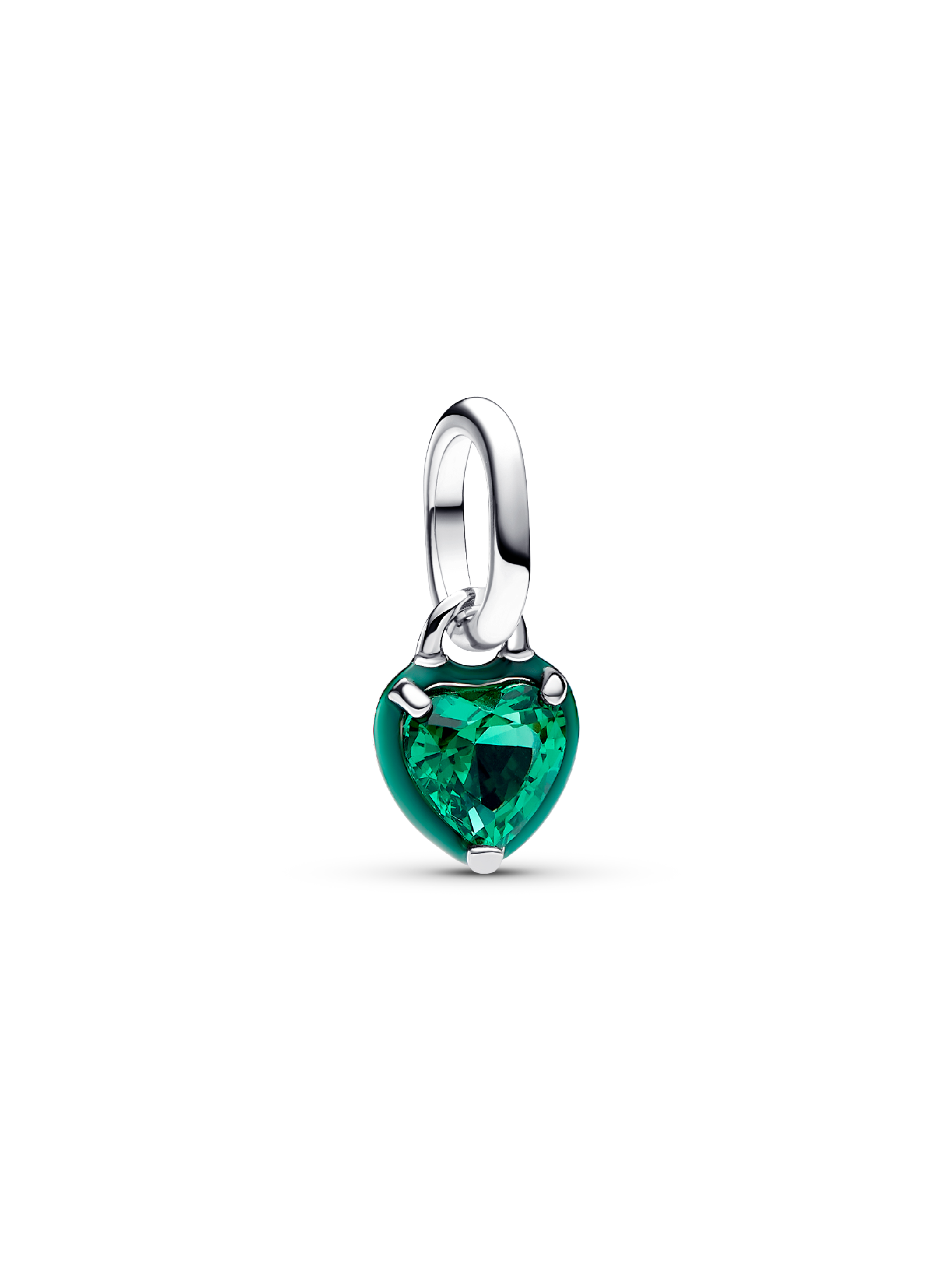 Pandora ME Grünes Chakra-Herz Mini-Charm-Anhänger