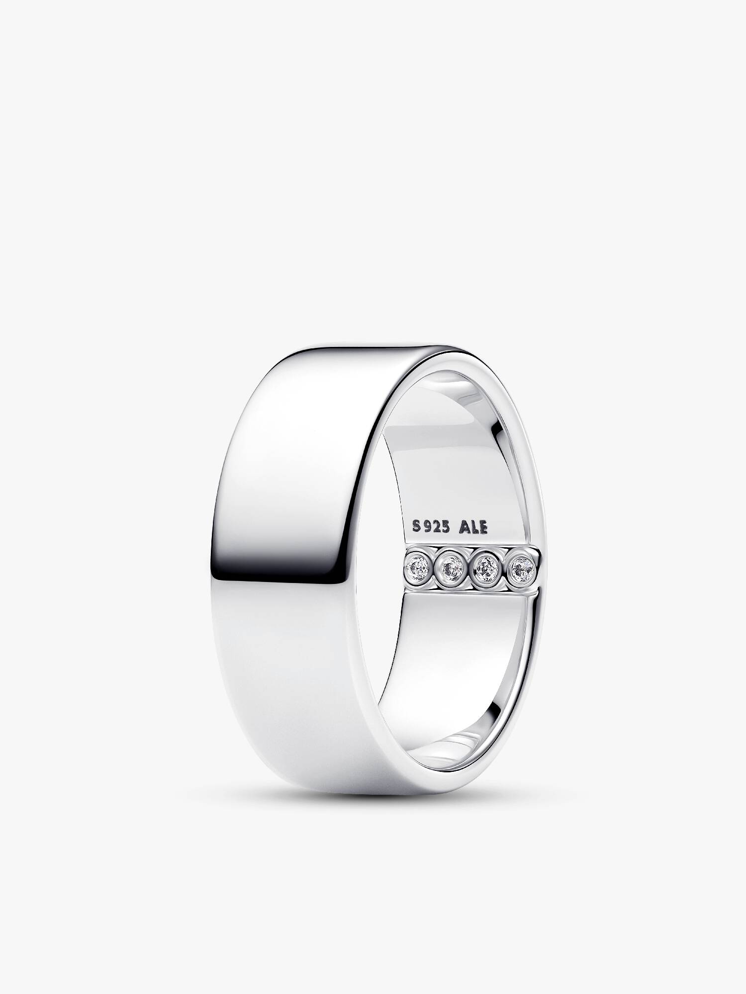 Gravierbares Breites Band Ring