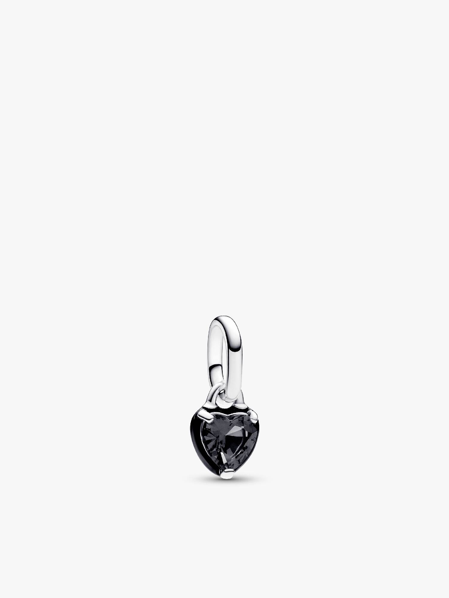 Pandora ME Schwarzes Chakra Herz Mini-Charm-Anhänger