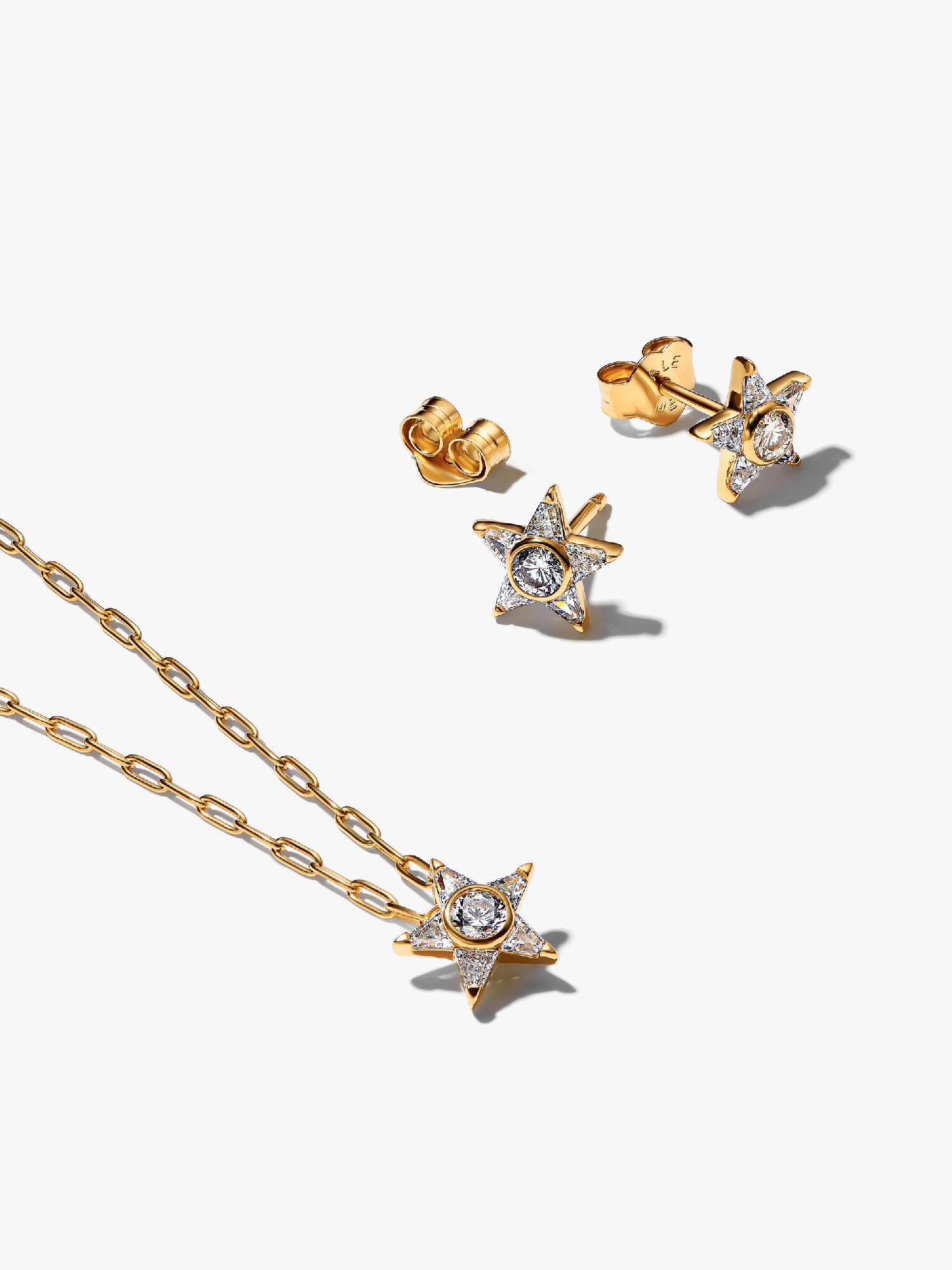 Funkelndes Sternen Schmuckset