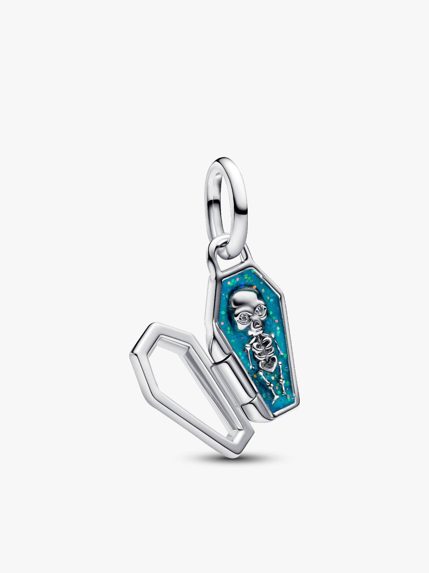 Aufklappbarer Glow-in-the-Dark Sarg Charm