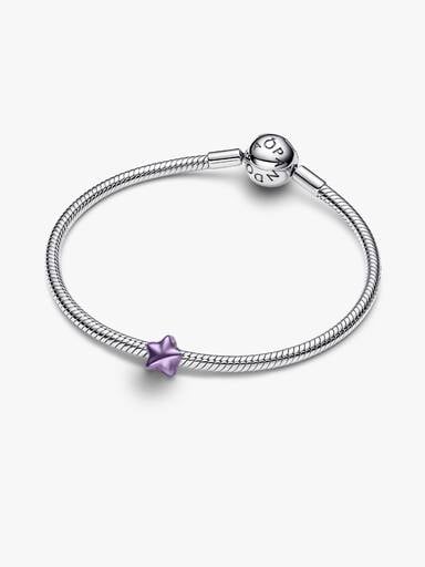 Violettes Stern Mini-Charm
