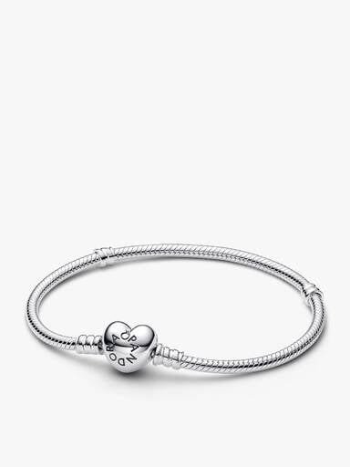 Schmuckset Ewige Liebe Armband & gravierbarer Charm-Anhänger mit blauem Herz Charm
