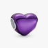 Violettes Metallic-Herz Charm Violettes Metallic-Herz Charm