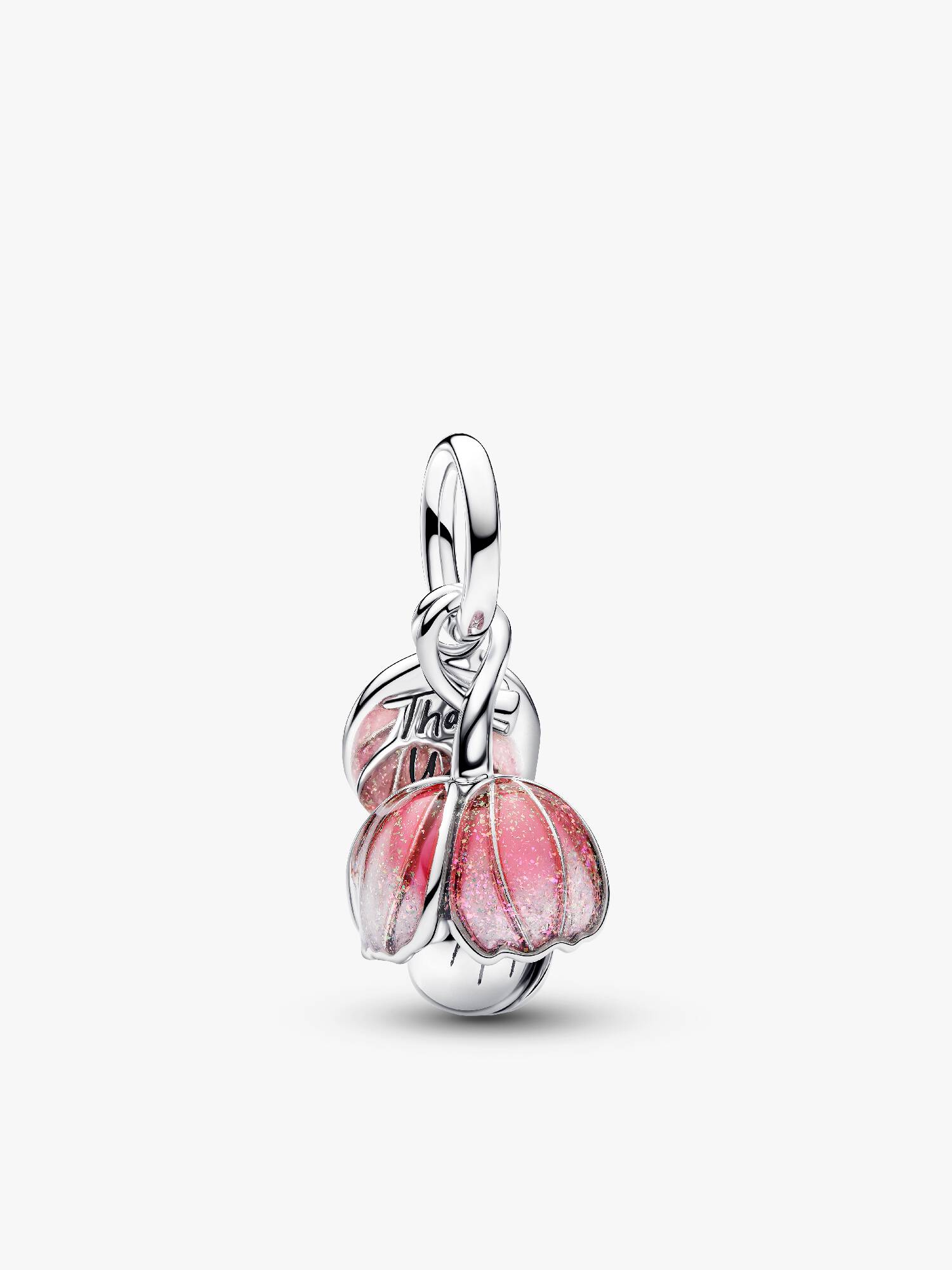 Bicolor Blühende Blume Charm-Anhänger  