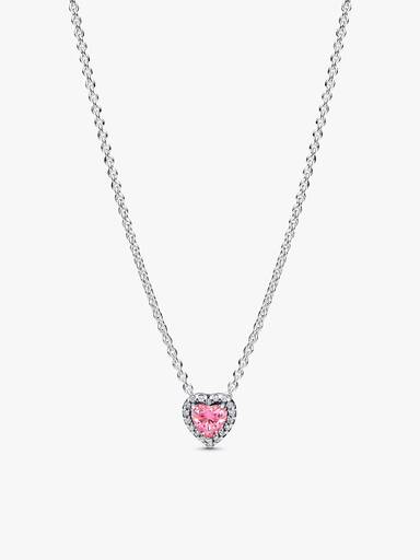 Rosafarbenes Herz Schmuck-Geschenkset