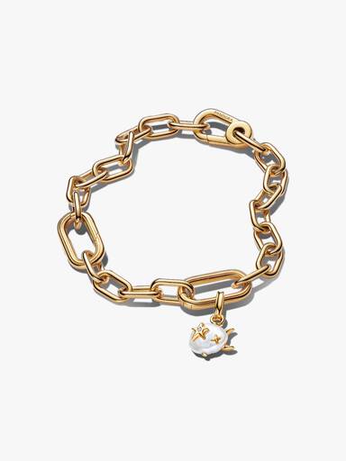 Geschenkset-Armband mit Behandelte Barocke Süßwasserzuchtperle Wolke Charm-Anhänger
