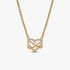 Funkelnde Unendlichkeits-Herz Collier-Halskette Funkelnde Unendlichkeits-Herz Collier-Halskette