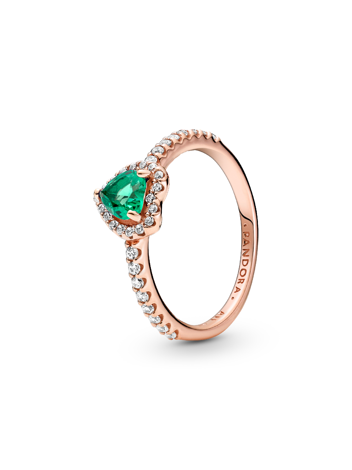 Funkelndes Erhabenes Herz Ring