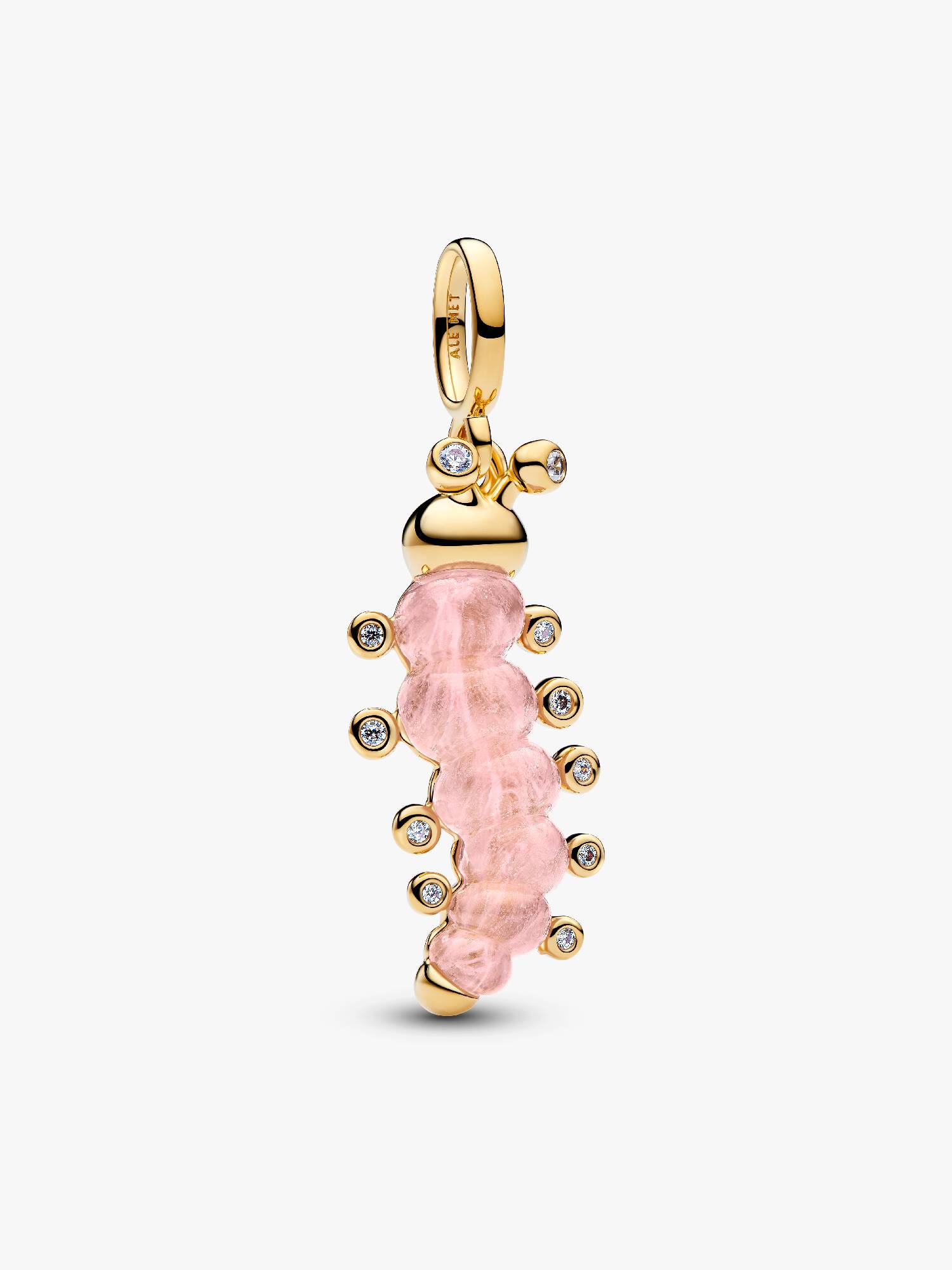 Rosafarbene Raupe Charm