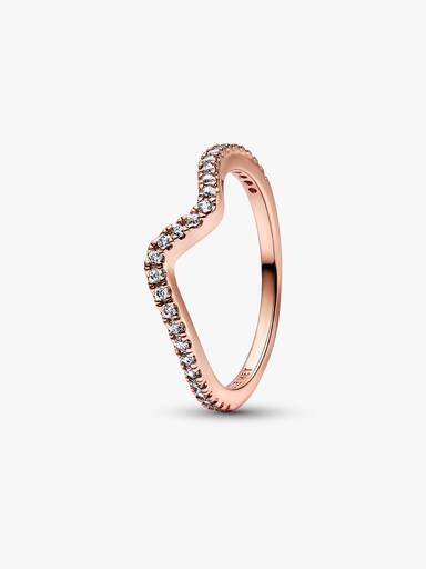 Funkelnde Welle Ring