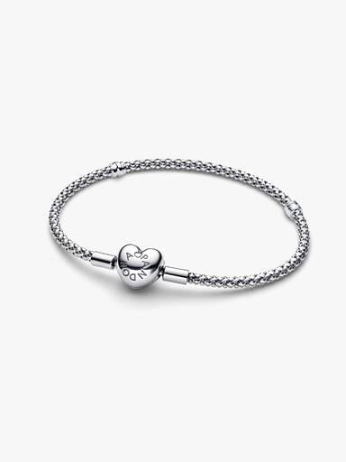Herzverschluss Gliederarmband mit Nieten
