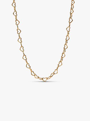 Verbundene Herzen Collier-Halskette
