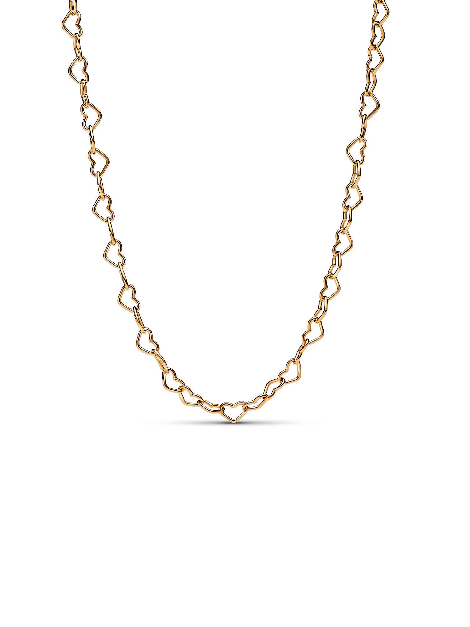 Verbundene Herzen Collier-Halskette